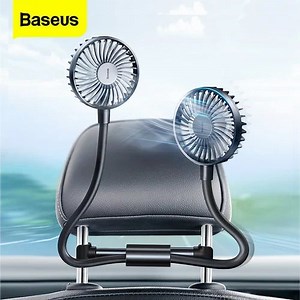 Baseus Blustery Car Two Headed Fan 360 Degree Air Cooling 2 Speed Adjustable Vehicle Fan