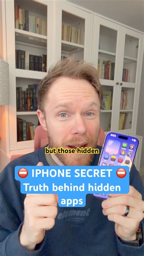 Hidden iPhone apps STILL appear in three places 👀 even inside locked folder 📂 #iphone #apple #ios