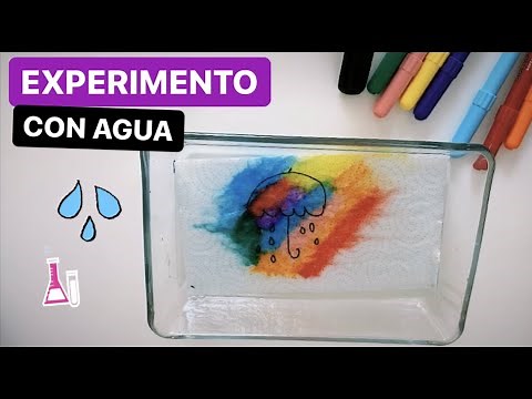 EXPERIMENTO con AGUA - pintura MÁGICA - Experimentos infantiles