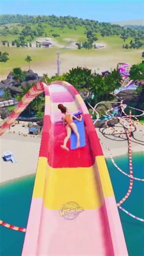 ⚠️ Would You Ride This Extreme High Speed Waterslide? 😱 | Planet Coaster 2