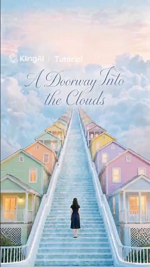 How to Create a Dreamy Doorway Into the Clouds with Kling AI？ #klingai #kling #kling3