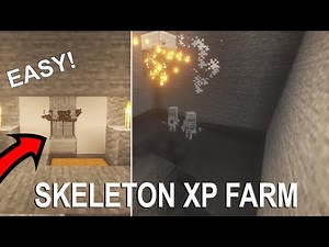 NEW Easy Skeleton XP Farm in Minecraft 1.19 Tutorial