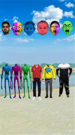 mr beast ,small boy and funny Siren head vs me correct headmaster match vfx funny video‪@MrBeast‬🫵