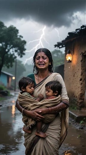 Friends have thrown me and my children out of the house. #viral #facts #ytshort #ai #shortsfeed