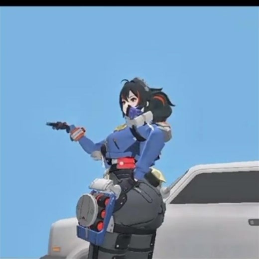 This animation of Zhu Yuan from Zenless zone zero