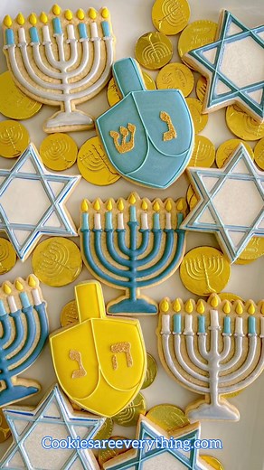 Hanukkah Cookie Decorating Kit and Recipes