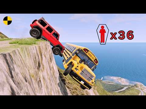 Realistic High-Speed Car Crashes in BeamNG.drive #152 | Ultra Detailed Crash Compilation