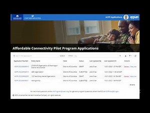 Affordable Connectivity Pilot Programs Application Walkthrough Webinar
