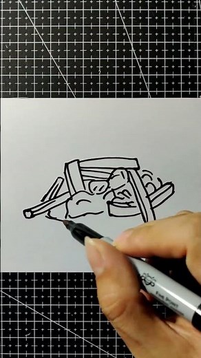 This is My Quick Drawing of Poutine