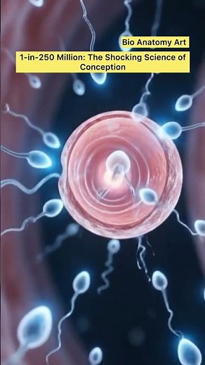 1-in-250 Million: The Shocking Science of Conception | Bio Anatomy Art | Gut Health
