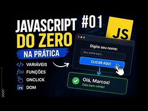 JAVASCRIPT FROM SCRATCH #01 | Variables, Functions, onClick, and DOM in Practice