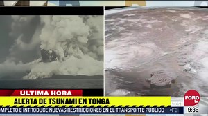 3.2M views · 72K reactions | Video de la erupción del volcán submarino en Tonga, que provocó que se emitiera una alerta de tsunami en el océano Pacífico #SábadosDeForo | NMás | Facebook