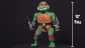 Amazon.com: Teenage Mutant Ninja Turtles: 12” Original Classic Raphael Giant Figure by Playmates Toys : Toys & Games
