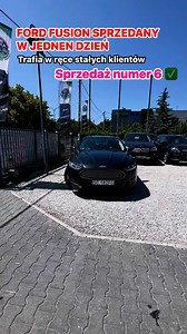Ford Fusion sprzedany w jeden dzień - Trafia w ręce naszych stałych klientów - sprzedaż numer 6 ✅ #ford #fusion #usa #automat #sedan #benzyna #auto #moje4koła #samochód #weekend #niedziela #ogień #super #raty #skup #sprzedaż #zamiana #komis #handel #szybko #klient #grill | Moje4Koła - Częstochowa