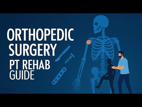 Orthopedic Surgery in Physical Therapy | Indications, Rehab Phases & Complications