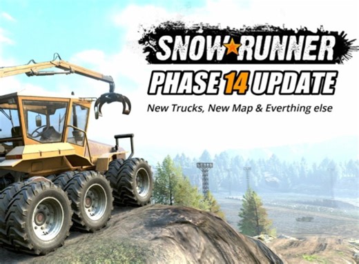 Snowrunner雪地奔驰第14季更新的新车辆、新地图