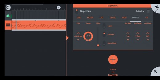 如何用flm捏出levels的arp音色