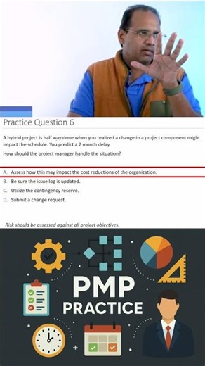 PMP exam question walkthrough. Did you get it right? Comment below...
