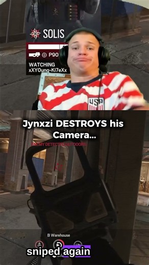 Jynxzi breaks another camera...