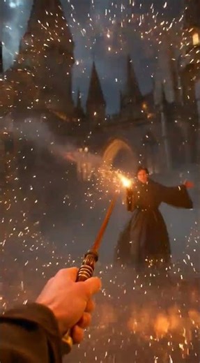 POV: Wizard Duel at Hogwarts | Cinematic Magic Battle (4K)