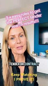 3 Search Rules That Instantly Find Better Tenders ⭐⭐⭐⭐⭐