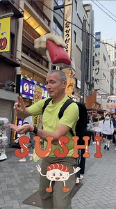 Know what sign for “sushi” 🍣? #JoelTravel #NoBarriers #DeafNation #sushi #SignLanguage #Osaka #Japan #Asia #iamosaka | Joel Barish