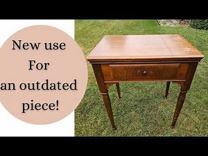 Thrift Flip Challenge | New use for an empty sewing machine cabinet