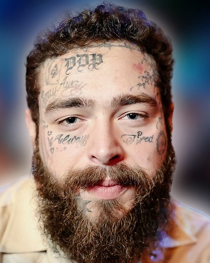 Totally never knew THIS is why Post Malone has all those face tattoos. | Taste of Country