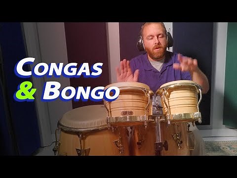 Congas and Bongo Setup - Percussion Lesson