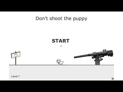 Don’t Shoot the Puppy Flash Game in 2006
