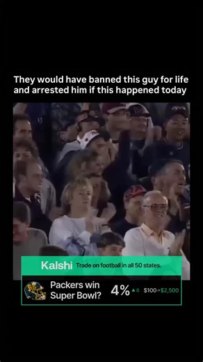 memes & movie clips on Instagram: "Click the link in bio to claim $10 with code SUPERBOWL10 On September 11, 1995, during Monday Night Football, the Chicago Bears faced the Green Bay Packers at Soldier Field. The game was already exciting, but one fan unexpectedly stole the spotlight. When kicker Kevin Butler launched an extra point in the fourth quarter, a man named Mike Pantazis leapt from the stands into the tunnel area and caught the ball midair. The crowd erupted, and even the commentators