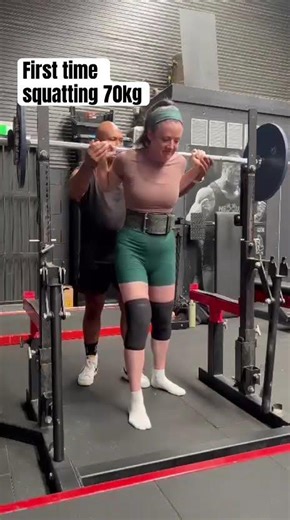 20260312 first time squatting 70kg - went up easy #womenwholift #powerlifter