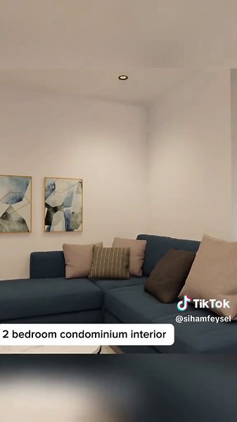 Stylish 2 Bedroom Condominium Interior Design Ideas