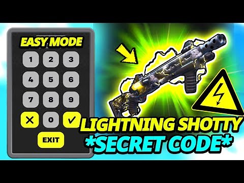 How to EASILY GET Lightning shotgun SECRET CODE in Fortnite 1V1 WITH EVERY GUN