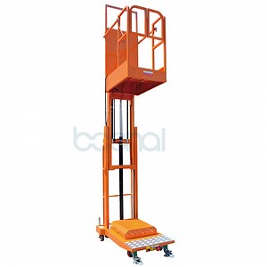 [Hot Item] Vertical Mast Type One Man Lift Electric Aerial Work Platform Order Picker