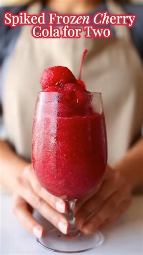 Let’s make the Ultimate Spiked Frozen Cherry Cola 👩‍❤️ This Frozen Cherry Cola is the ultimate summer vibe. This recipe is a total game-changer! It is refreshing, boozy, and honestly, the best thing I've blended all year. Whether for guests or yourself, this Frozen Cherry Cola is a winner Comment “ CHERRY ” and I'll send the full recipe straight to your DMs💌 #valentine #cherry #frozen #cola #recipe | Chef Luna's Gourmet Bakery