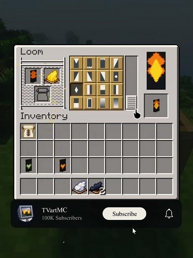 Heart 💛 Banner Tutorial #minecraft