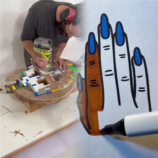 Lego woodworking! I use to make templates for my palm router #woodworking