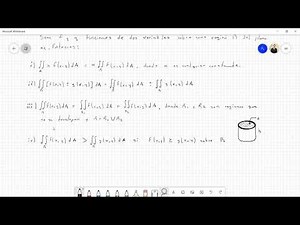 Integrales múltiples (propiedades) | Integrales parciales (dos ejemplos)