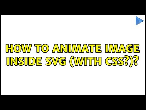 How to animate image inside SVG (with CSS?)?