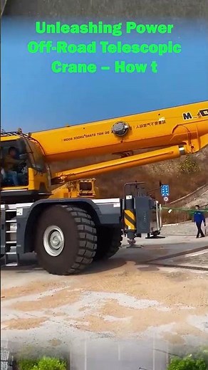 Ultimate XCMG Off-Road Crane Heavy Lifting Power! #Construction #Crane