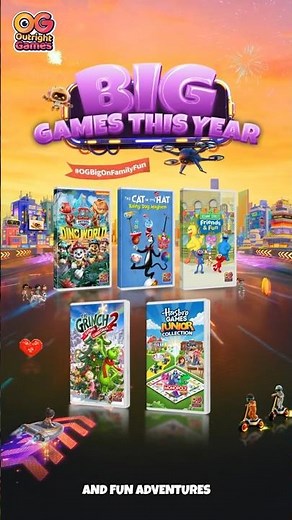 Looking for your next BIG family gaming adventure? We've got five! Discover our upcoming games 🎮✨