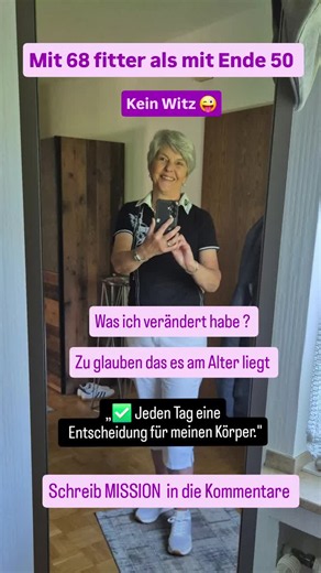 Das hätte ich selbst nicht geglaubt. Mit 50 war ich erschöpft. Mit fast 60 kurz vorm Burnout. Nach meiner Insolvenz habe ich mich nur noch verkrochen. Keine Energie. Keine Freude. Kein Antrieb. Ich dachte: *Das ist jetzt mein Leben.* Aber ich bin eine Kämpferin. Und ich habe mich entschieden – dagegen zu kämpfen. Heute mit 68 ist mein Leben so aktiv wie nie zuvor: 🚴‍♀️ 50 km Fahrrad fahren 🏋️‍♀️ Krafttraining im Gym ✈️ Reisen so oft es geht 💗 Mit meinen Enkelkindern toben und Trampolin spring