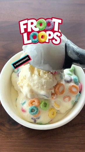 Froot Loops Ice Cream: Easy 5-Ingredient Recipe