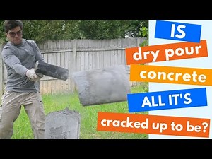 Dry pour concrete - can it work for a pier? 🤔