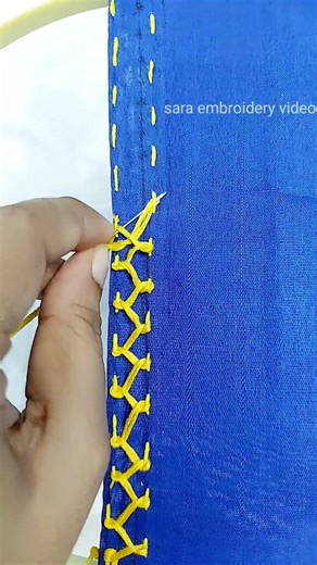 Embroidery for beginners 💜#embroidery #handembroidery #tutorial #beginnerembroidery