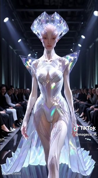 Alien fashion show! #AIWomen #Aliens #Fashion #Beauty #MagecoAI