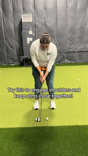 Effective Putting Drill for Engaging Shoulders