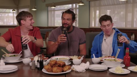 Jason Momoa fed us Hawaiian Comfort food!