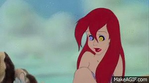 Kaa hypnotizes Ariel on Make a GIF